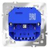 Розетка встраиваемая VOLTUM S70 с заземлением и защитными шторками, 16А, с USB, A+A, (белый матовый)