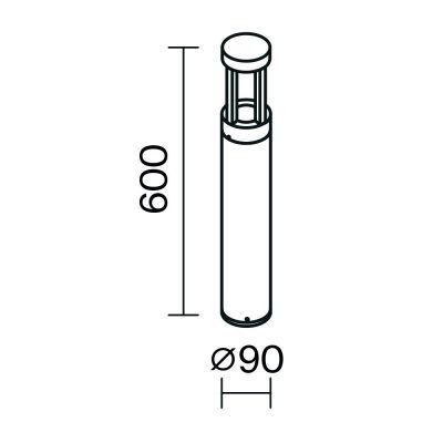 Ландшафтный светильник Outdoor O458FL-L9GF3K