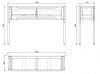 77IP-GD007-KONS Консоль Гримальди (Grimaldi) 120*33*80см