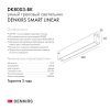 Светильник на шине Denkirs SMART LINEAR DK8003-BK