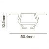 Профиль Led Strip ALM010S-2M