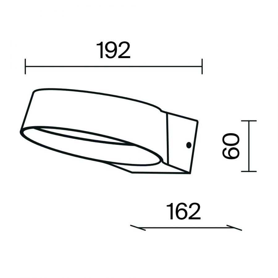 Уличный настенный светильник Outdoor O443WL-L12GF3K