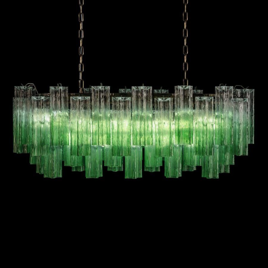 10580/1000R Clear green Подвесной светильник LOFT IT Murano