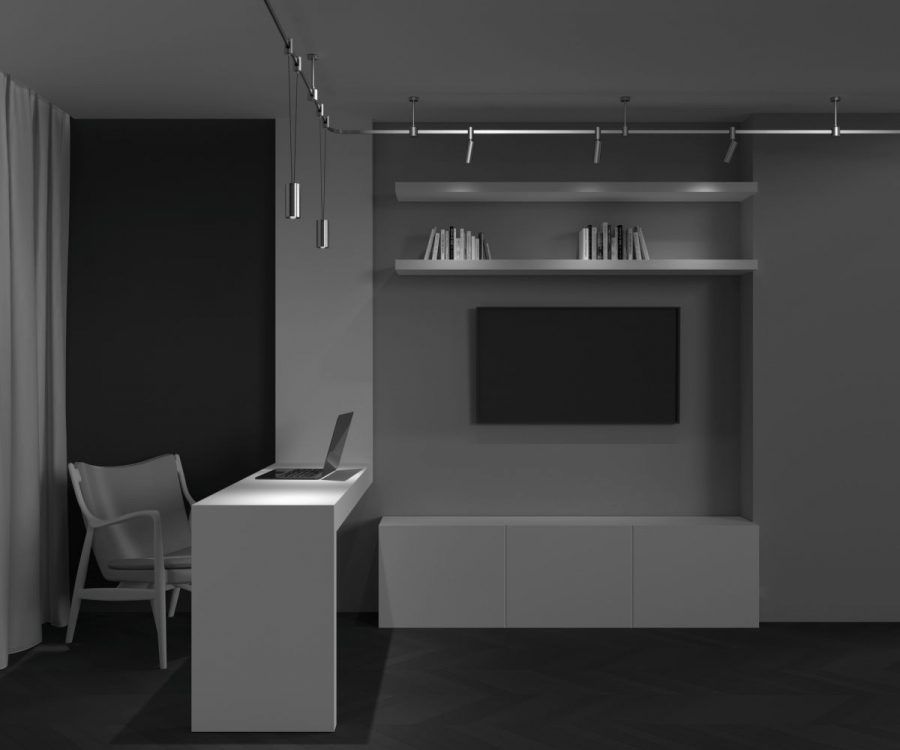 Трековый светильник Technical TR157-1-12W4K-PT