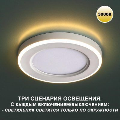 Светильник встраиваемый светодиодный Novotech Span 359022
