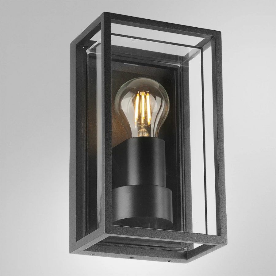 Уличный настенный светильник Arte Lamp MARFIK A2322AL-1BK