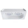Точечный встраиваемый светильник Arte Lamp INVISIBLE A9215PL-2WH