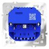 Розетка встраиваемая VOLTUM S70 с заземлением и защитными шторками, 16А, с USB, A+С, (белый матовый)