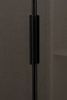 GD-10013-6-2 Шкаф Alto двухд с полками, цвет серый Кобальт, дверцы стекло(тонир) 100*57*230.5см