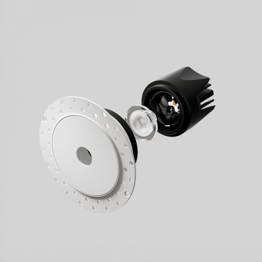 Рамка скрытого монтажа плоская Spira Lightstar 074206-02