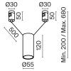 Трековый светильник Technical TR157-1-12W4K-PT