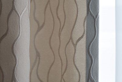 121GD-00004  Портьера Mesh бежевый 275*260