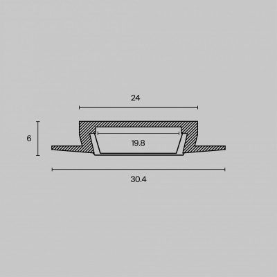Профиль Led Strip ALM003S-2M