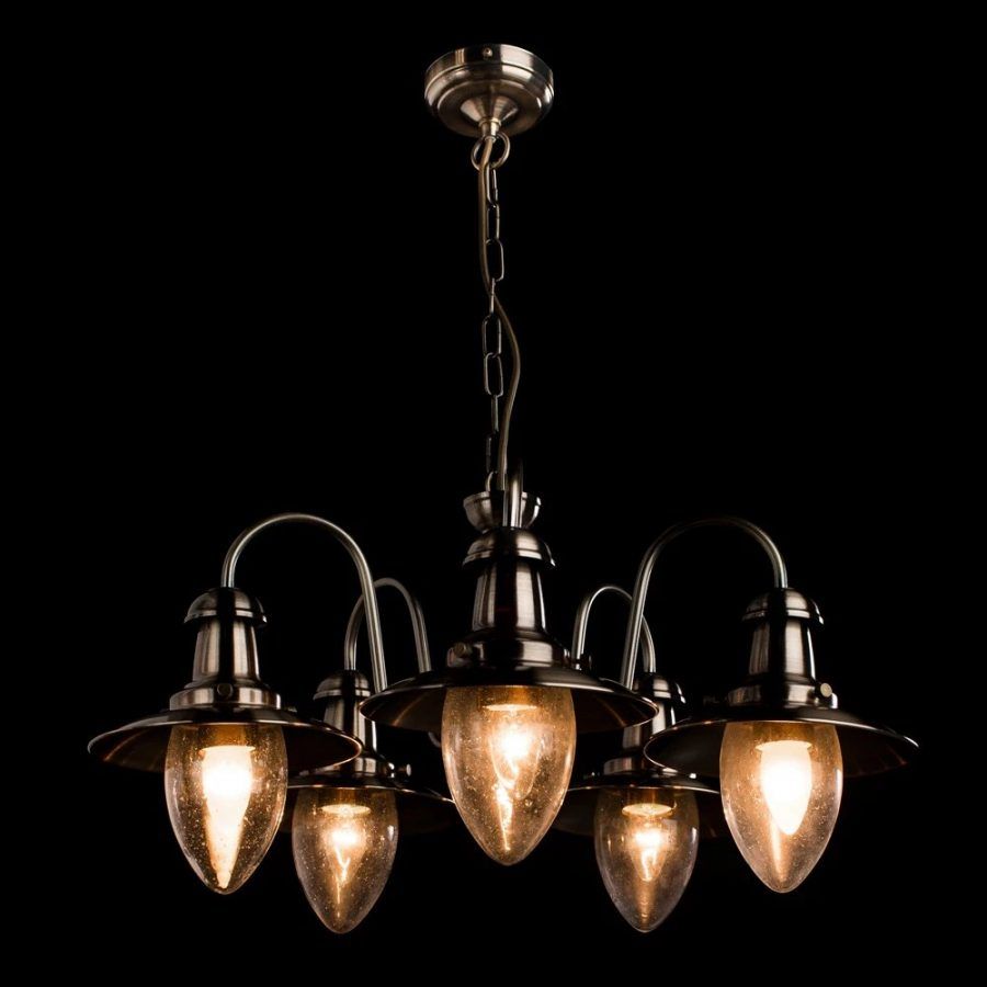 Подвесная люстра Arte Lamp FISHERMAN A5518LM-5AB