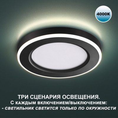 Светильник встраиваемый светодиодный Novotech Span 359013