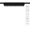 Магнитный трековый светильник Arte Lamp RAPID A6154PL-1BK