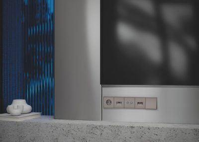 Вывод кабеля VOLTUM S70, (капучино)