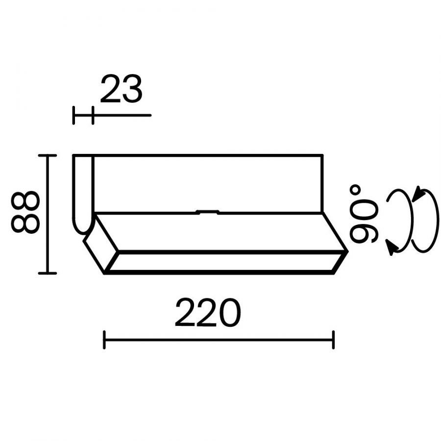Потолочный светильник Technical C133CL-12W4K-W