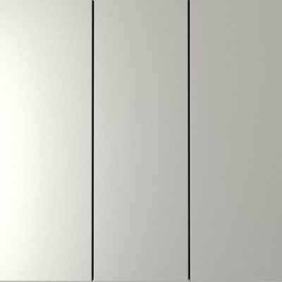 Выключатель встраиваемый VOLTUM S70 трехклавишный 10А, (сталь)