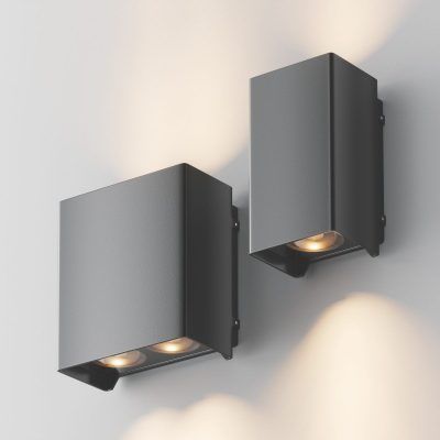 Уличный настенный светильник Outdoor O570WL-L10B3K
