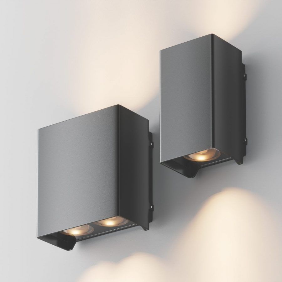 Уличный настенный светильник Outdoor O570WL-L10B3K