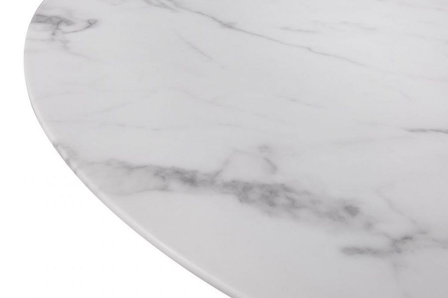 33FS-CT2029-BBS Стол журнальный Жемчужно-Белый (Pearl White) d100*40,6см