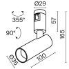 Трековый светильник Technical TR144-1-5W3K-W-B