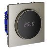 Терморегулятор электронный VOLTUM S70 с индикацией и датчиком, для теплого пола, (шелк)