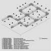 Комплектующие для накладной трековой системы Technical TRA005EC-31W
