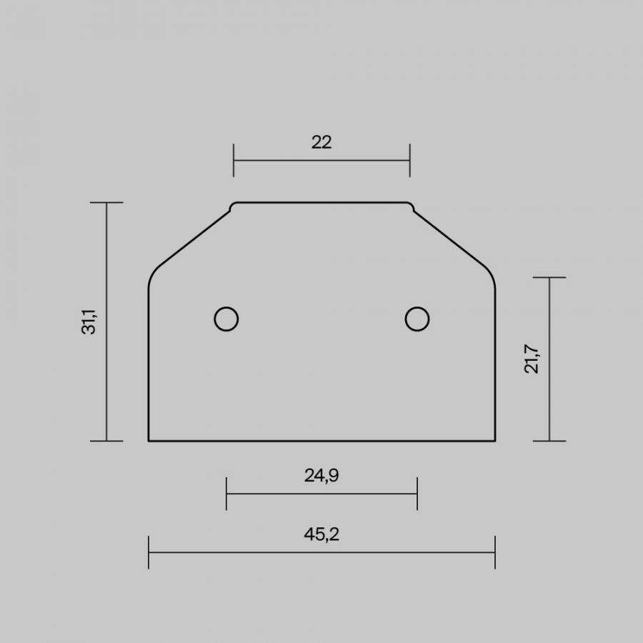Комплектующие для профиля Technical TRA239MPEC-S