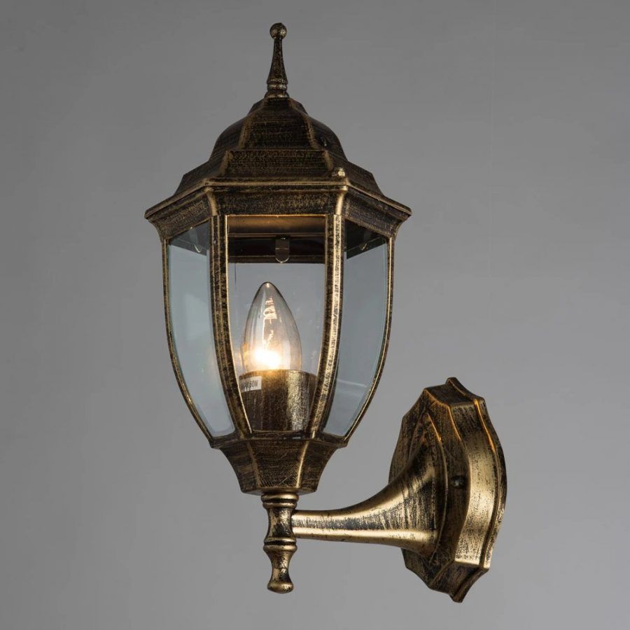 Уличный настенный светильник Arte Lamp PEGASUS A3151AL-1BN