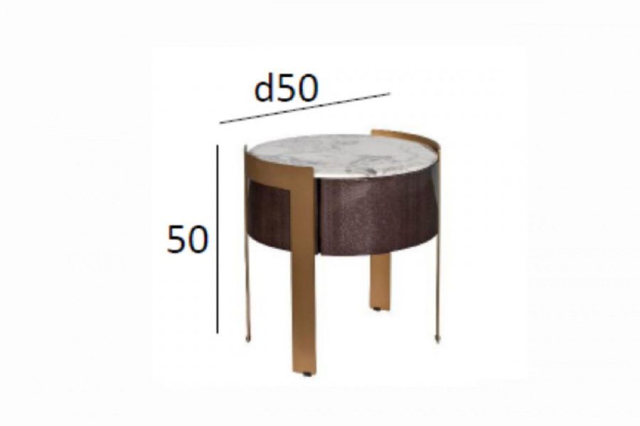 58DB-NS20001 Тумба Севилья (Sevilla) d50*50см