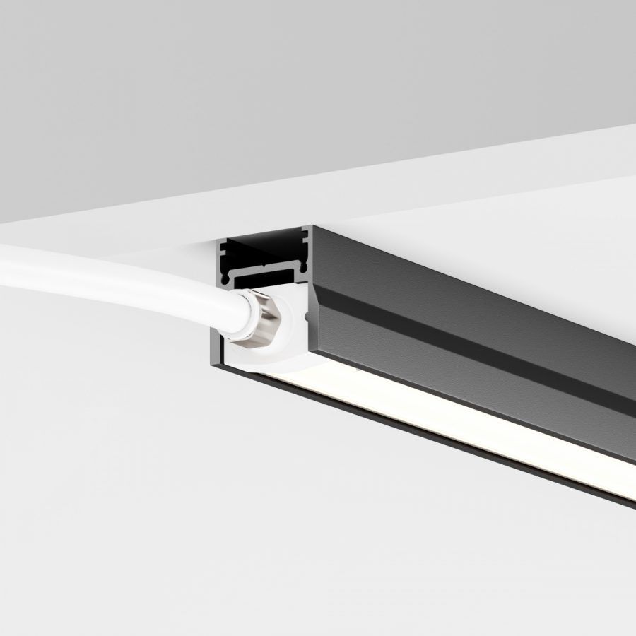 Токоведущий светильник для уличной трековой систем Outdoor O-TR001-LL-L20W3K