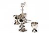 95IM-5436 Подставка для яиц "Лошадь (Horse)" латунь цвет хром d10*18см