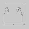 Комплектующие для уличной трековой системы Outdoor O-TR001-W-EC2