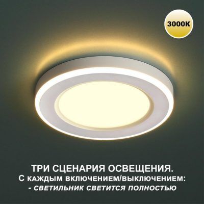Светильник встраиваемый светодиодный Novotech Span 359022