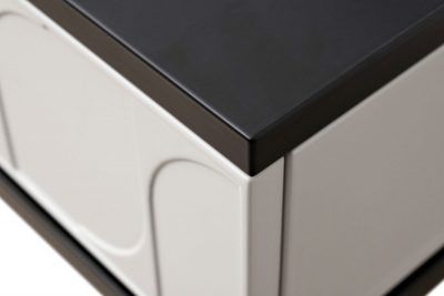 GD-00001 Консоль Spinola черно/серая 109*40*80см