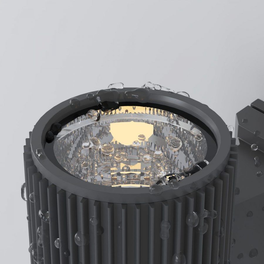 Уличный настенный светильник Outdoor O419WL-01GR