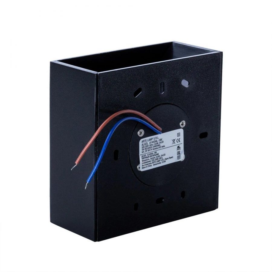 Фасадный светильник Arte Lamp ALGOL A1445AL-1BK