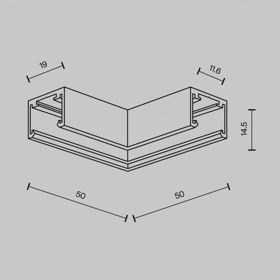 Комплектующие для трековой системы Technical TRA239CL-41B