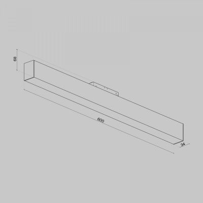 Трековый светильник Technical TR012-2-20W3K-B