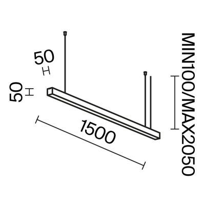 Линейный светильник Technical LL312029