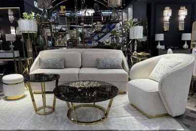 33FS-CT20C05-PG Стол журнальный Темный Император (Dark Emperador) d100*40,6см