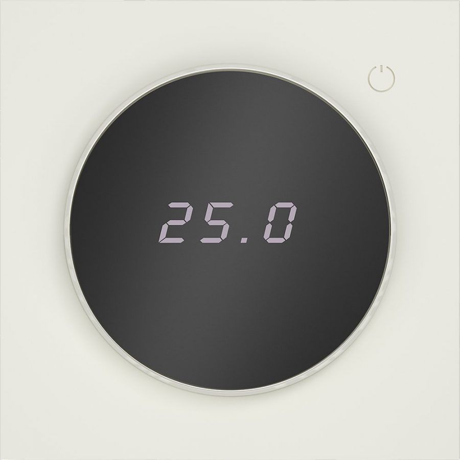 Терморегулятор электронный VOLTUM S70 с индикацией и датчиком, для теплого пола, (хлопок)