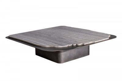 58DB-24056 Стол журнальный Травертин (Travertine) 120*120*29см