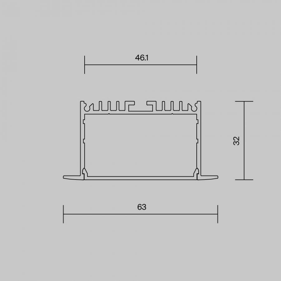 Профиль Led Strip 632004