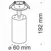 Встраиваемый светильник Technical C018CL-01W