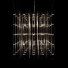 Люстра Cosmic Glass ячейка 20*20 см L120*75*60 хром