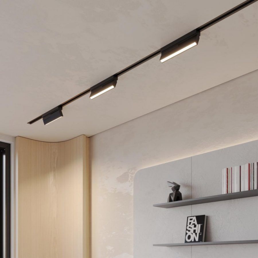 Светильник однофазный двухжильный трековый светодиодный с переключателем цветовой температуры Novotech Eos 359748
