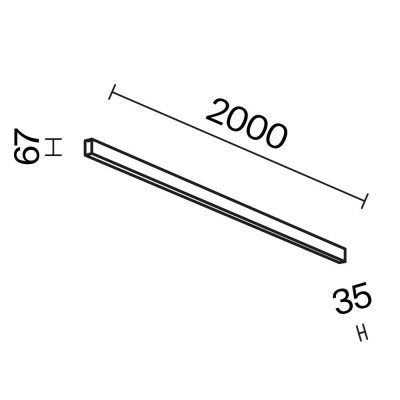 Линейный светильник Technical LL311040